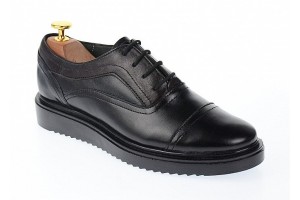 Marimea 37, 40 Pantofi dama casual din piele naturala cu platforma fara toc, P29N2ORTO